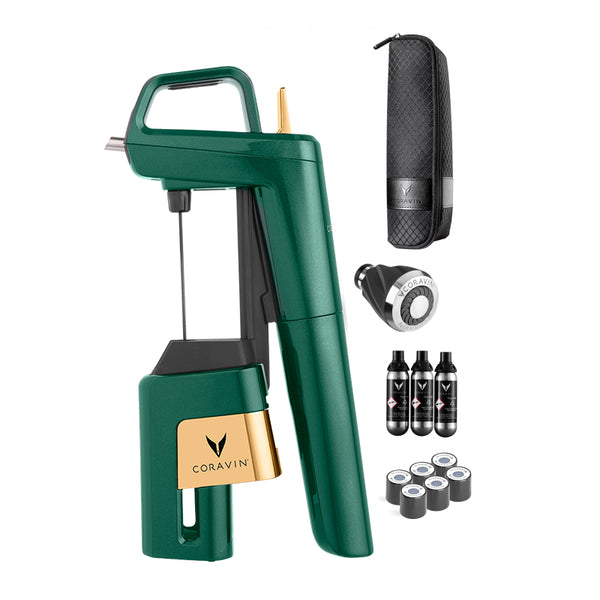 Coravin Wine System Model Timeless Six + Deep Emerald – 1855 The 